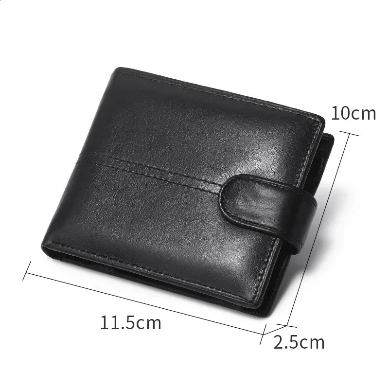 Rfid Blocking Genuine Leather Wallet for Men with Coin Pocket USD Wallet for Men Genuine Leather Wallet for Men 250228