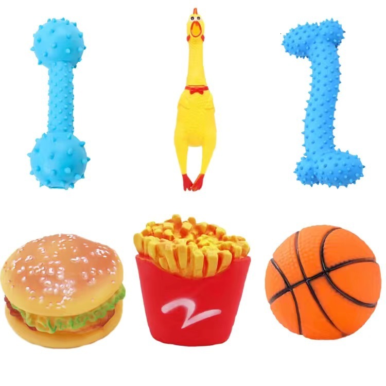 Pet Sound Bite Resistant Puppies Puppy Dogs Grinding Teeth Cleaning Training Chew Toys No-Repeat 20pcs Style Wholesale