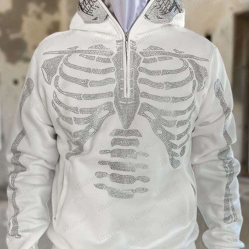 WY33005 Ins style women's clothing autumn and winter new item personalized pattern embroidery loose fitting pullover hooded sweatshirt