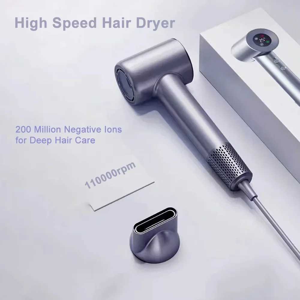 New Arrival Portable High-power Negative Ion Alternating Hot and Cold Hair Dryer Brushless Motor Suitable for Home and Hotel Appliances Z250301