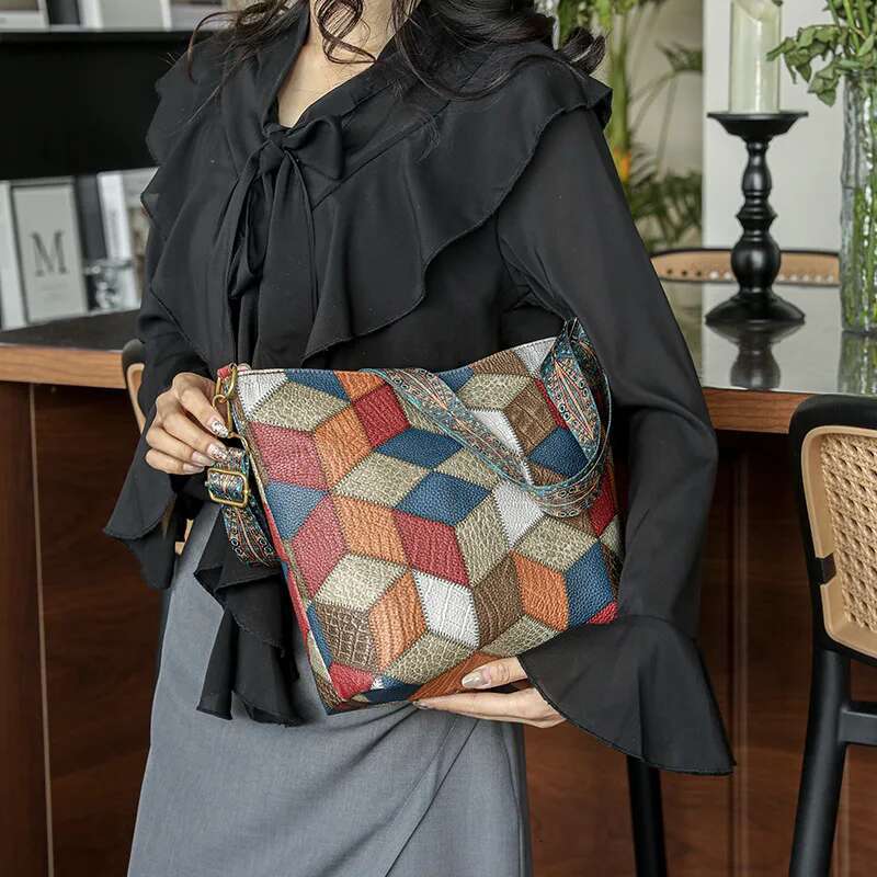 Soft PU Leather Handbags Designer Brand Large Capacity Crossbody Bag Ladies Casual Shoulder Totes Handbag For Women