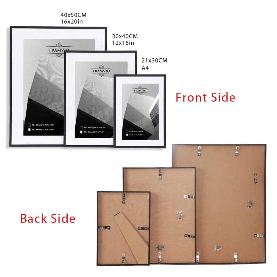 Modern Minimalist Aluminum Picture Frame - Durable & Stylish Design