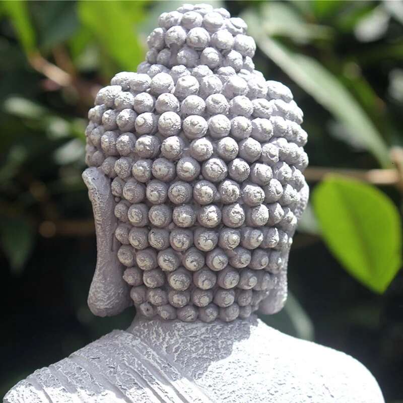 New Vintage Buddha Statue Indoor Outdoor Garden Zen Buddhism Figurine Sculpture Home Office Store Decor Ornament