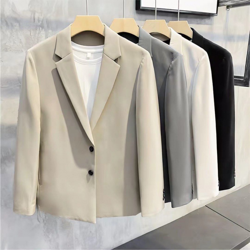 B2281Elegant Men's Casual Business Outfit - Perfect for Spring and Autumn