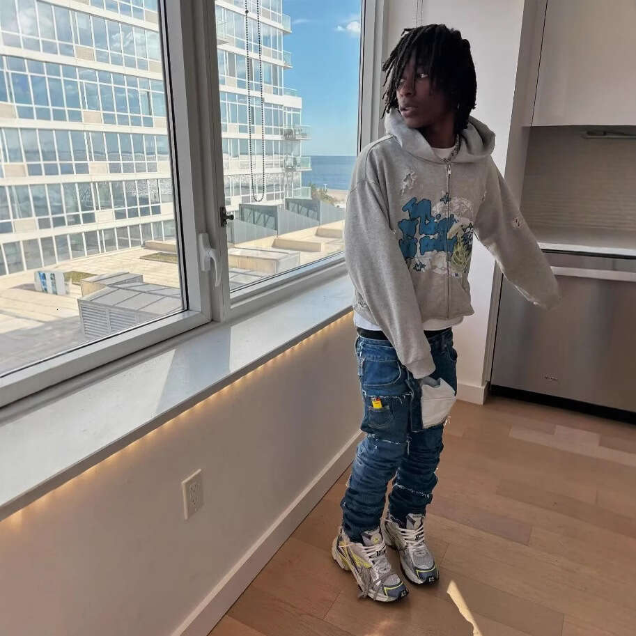 Fashion New Hooded Cardigan Printed Alphabet Trendy Hoodie for Men and Women gift for man