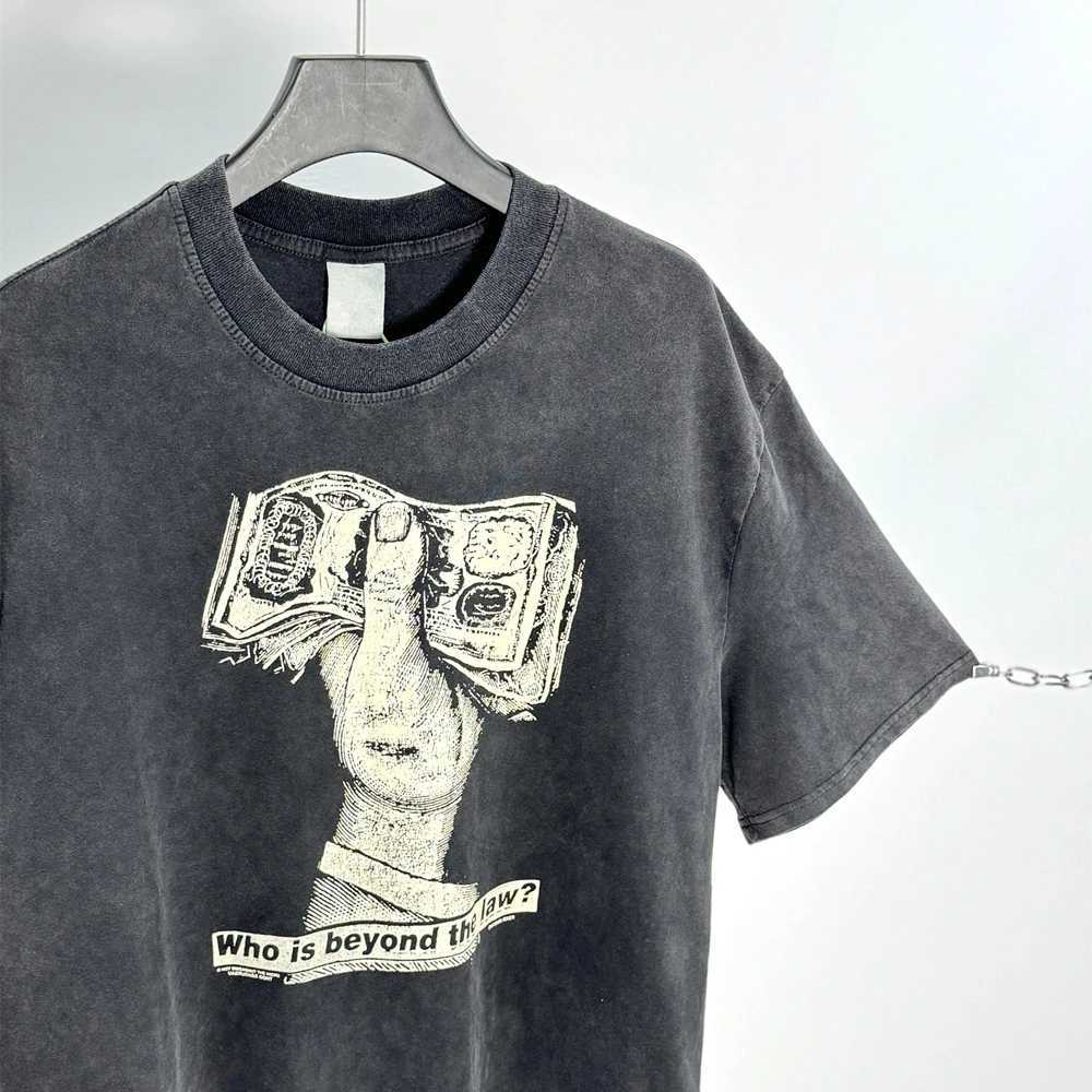Yao888 Vintage Band Rock Graphics Print Tops Tee Casual Streetwear Loose 100% Cotton Men Clothing Fashion T Shirt For Men J250515