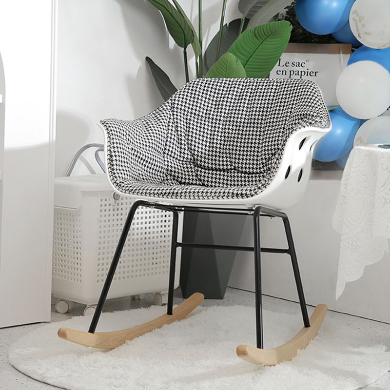 Net red bird's nest cheese rocking chair balcony home leisure lazy person chair small household living room simple modern rocking chair