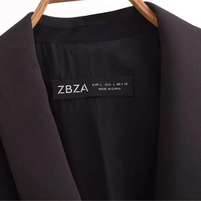 Formal Women Autumn Casual Silk Texture Single Button Pocket Decoration Coat Chic Outwear Female Blazer