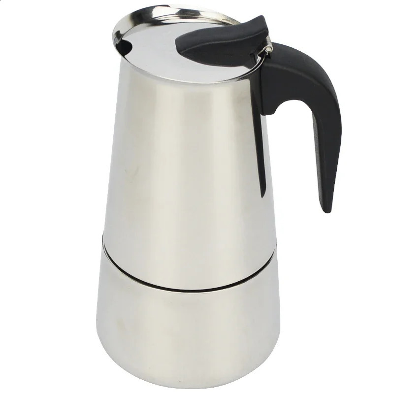 2/4/6/9 Cups Stainless Steel Coffee Maker Moka Pot Espresso Maker Cups Latte Percolator Stove Top Espresso Pot 250224