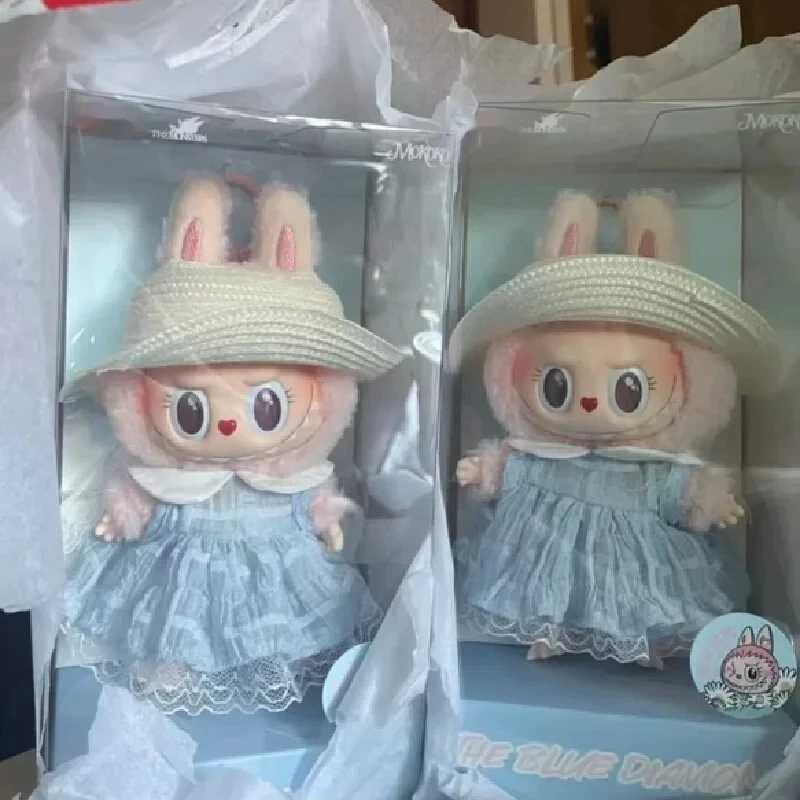 High quality 1 1 replica pink Labubu Mokoko series Spring Flower Sweetheart limited edition Doll Kawaii pendant decoration gift W250301