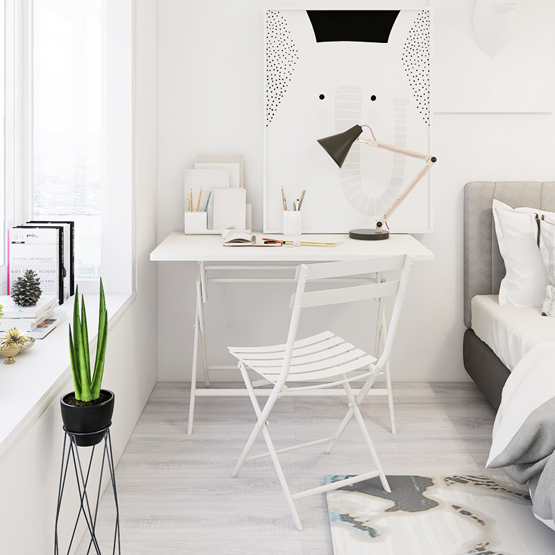 Simple office desk student study desk desk home desktop computer table simple leisure folding small table