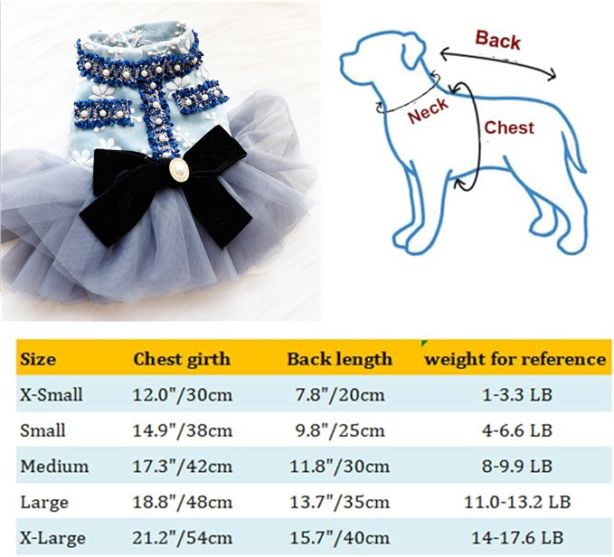 Puppy Wedding Dress for Small Dog Girl Bow Knot Dog Tutu Dress Luxury Cat Embroidered Lace Skirt Pomeranian Yorkie Clothes for Birthday Christmas Part
