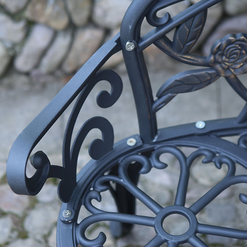 Outdoor Furniture Sets Cast Aluminum Patio European Garden Villa Outdoor Leisure Table and Chairs Set Open-air Rustproof and Durable