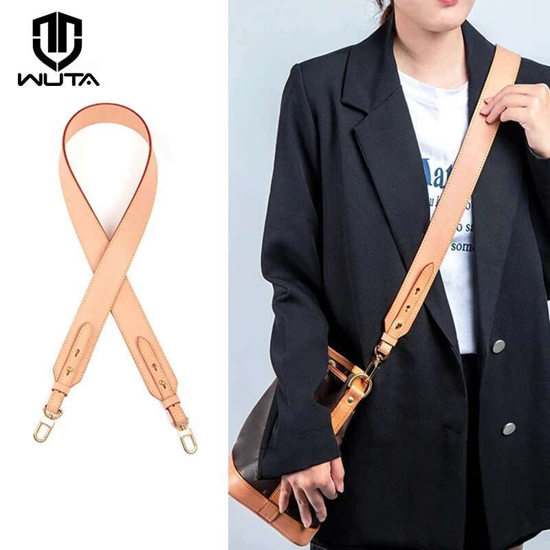 WUTA 100% Genuine Leather Strap for Noe Shoulder Straps Replacement Adjustable Long Belts Crossbody Bag Accessories