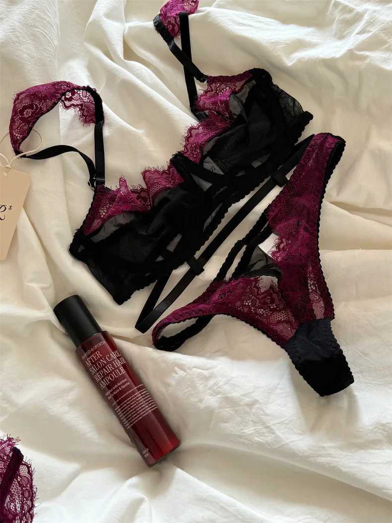 Sexy Bra Set Seamless Bra and Panty Set Leopard Print Thin Lace Bra Underwear Three Piece Satin Bra Set New Adjustable LingerieXJ250301