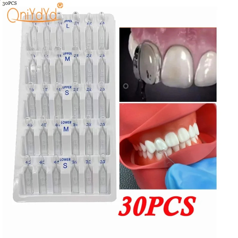 Dental Mould for Composite Resin Veneers Light Cure Filling Anterior Front Teeth Mould Teeth Whitening Tools 250227