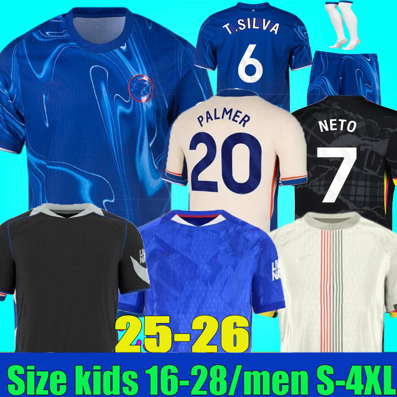 24 25 26 ENZO CFC NKUNKU CAICEDO Soccer Jerseys COLWILL RETRO COLLECTION MUDRYK GALLAGHER STERLING Jersey 2025 2026 PALMER men Kids kits Football Shirt CUCURELLA