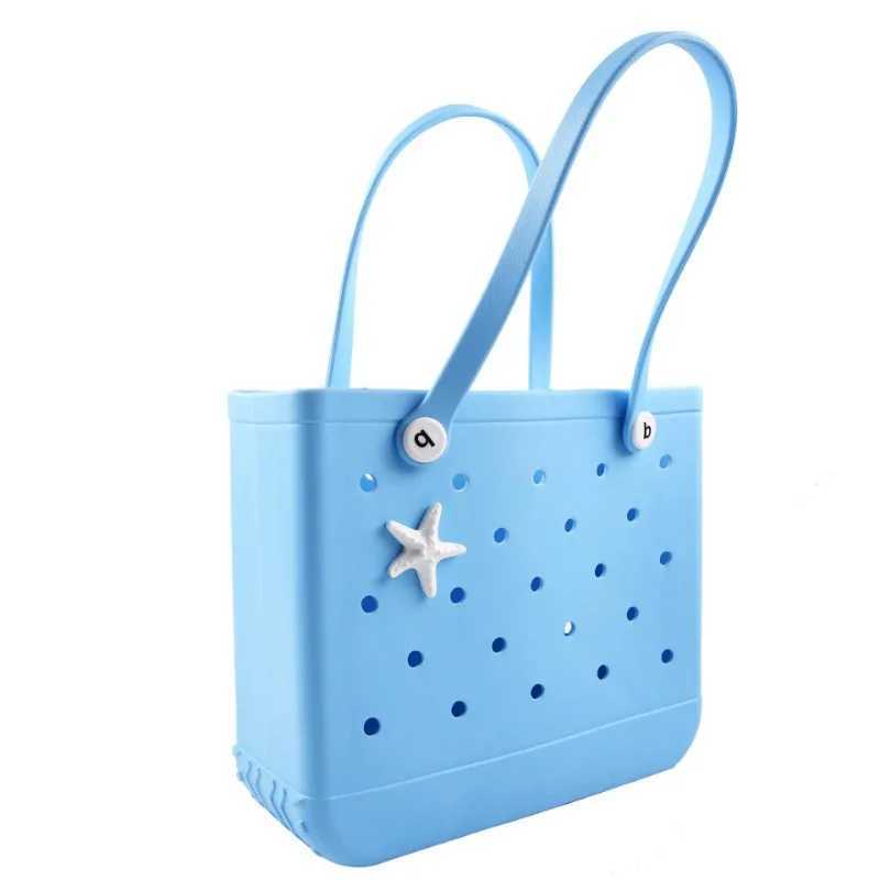 Large Starfish Charms Bogg Bags Pins EVA Rubber Wen Tote Handbag Decorative Shell Buckles Badge Bag Bogg Bag Accessories Y250228