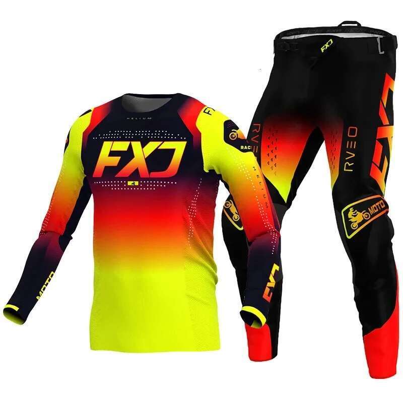 Kids motocross set, MX jersey and pants, kids set, Dirt Bike, vtt, DH, UTV, enduro equipment, youth off-road racing suit