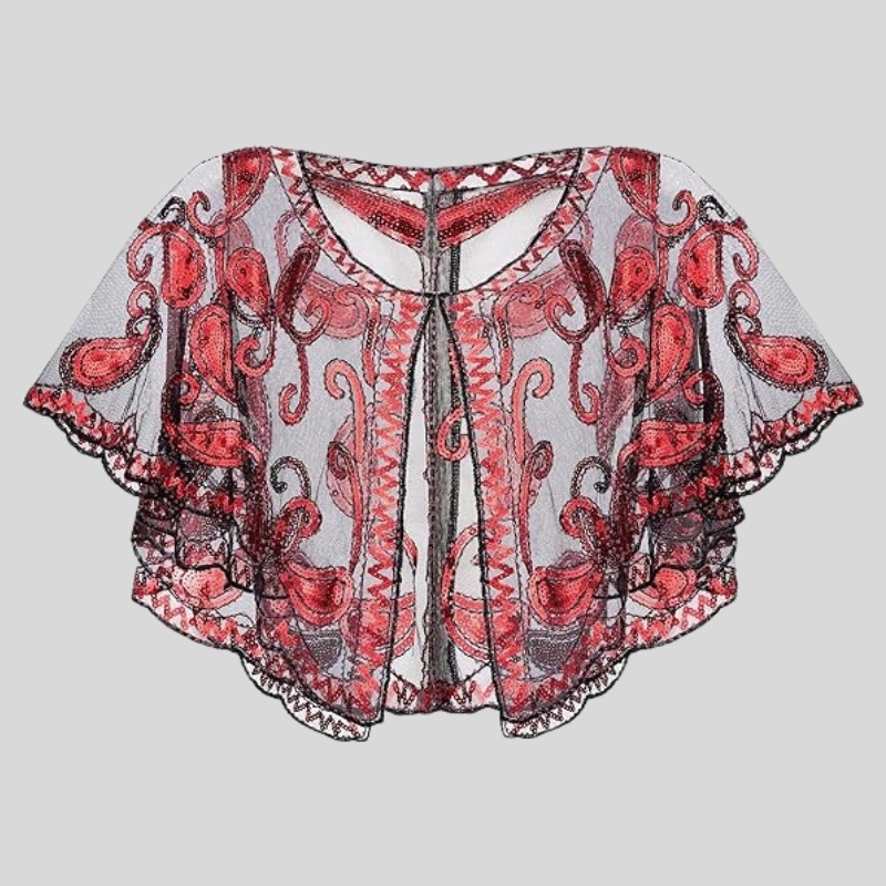 New arrival1920s European and American retro sequined beaded shawl women's dress small vest versatile small coat