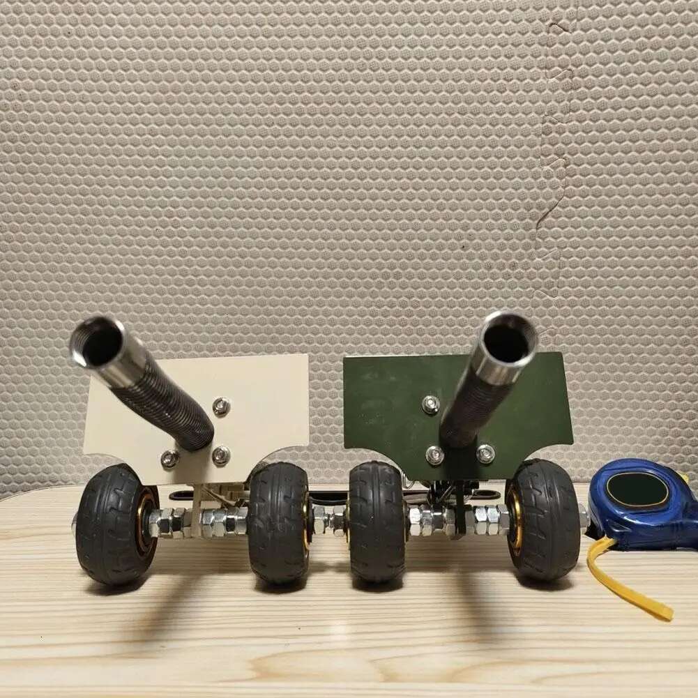 Firecracker Artillery Cannon,Stainless Mini Cannon, Military Collection Ornaments, Stainless Steel Cannon Model New