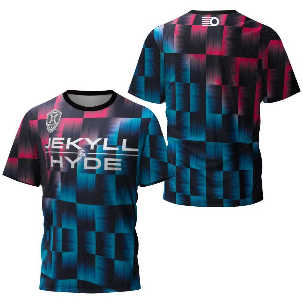 Men's T-Shirts Fashion Trend Mens Table Tennis T-shirt Mens Summer Tennis Badminton T-shirt Top Table Tennis Club Quick Drying Short Sleeve J2503