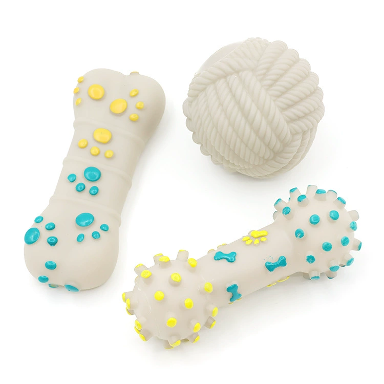 Dog toy grinding stick, a great tool for relieving boredom, large dog and cat vocalizer ball, chew glue, golden fur, for big dogs and pets