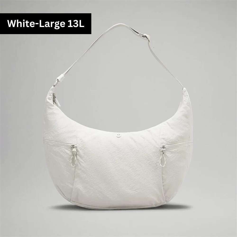 Trendy Water-Resistant Large Slouchy Crossbody Bag Women's Shoulder Sporty Yoga Gym Sg Bag, City Essentials