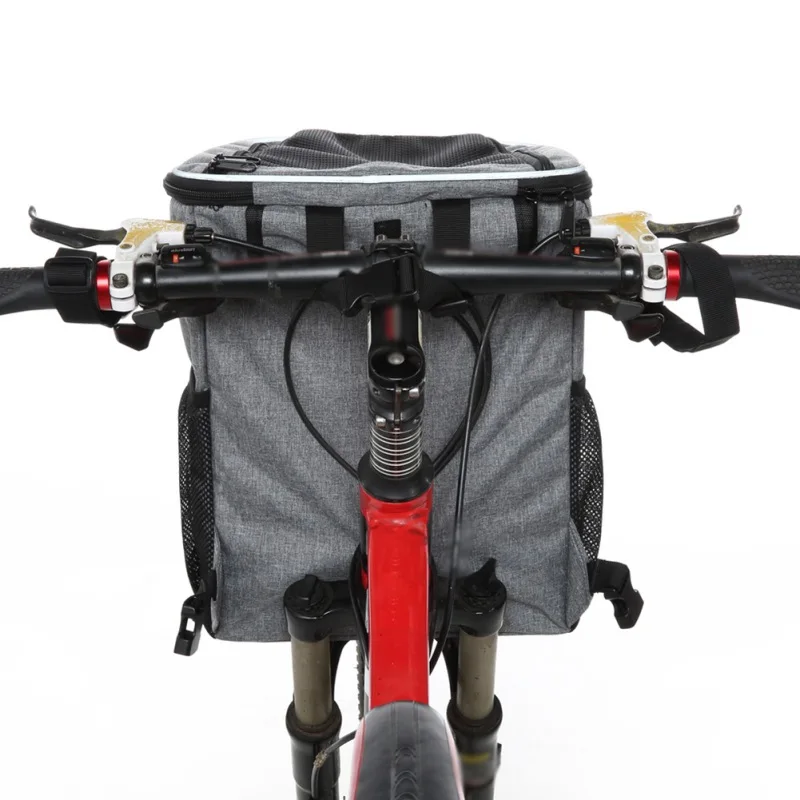 Pet Bicycle Carrier Backpack Puppy Dog Cat Bicycle Basket for Small Animal Travel Bike Seat For Hiking Cycling Basket