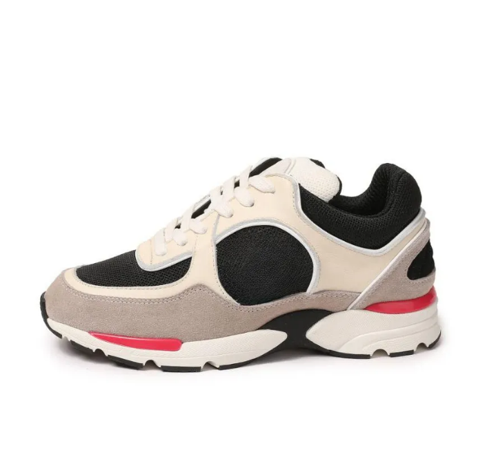 Sneakers Thick Soled Casual Shoes Dad Shoes Women's Sports Shoes Trainers Shoe Vintage Suede Leather Sneaker 30140