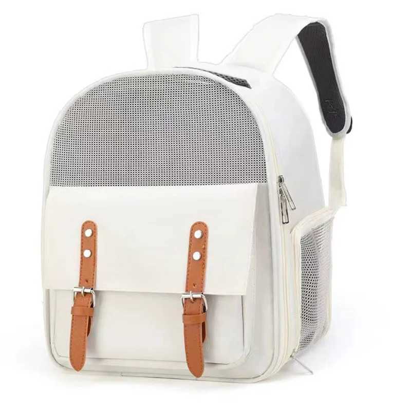 Large Capacity Portable Cat Carrier Backpack Breathable Pet Travel Bag Wear-resistant Foldable Cat Bag for Kitten 250205
