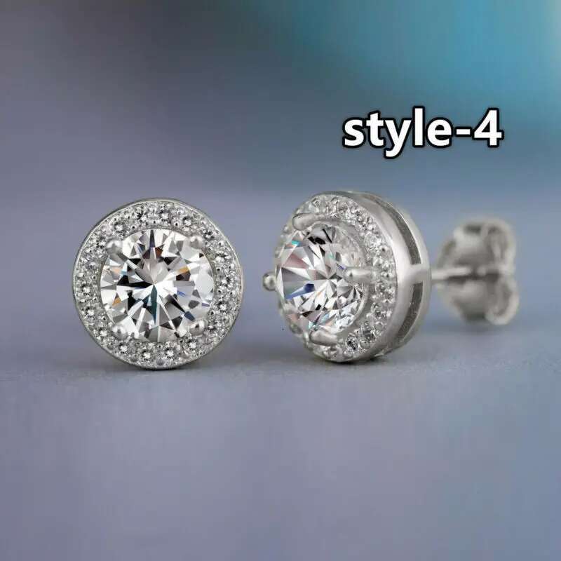 Huitan Geometric Women Stud Earrings Cubic Zirconia Wedding Party Daily Wearable Fashion Jewelry Hot Dropshipping