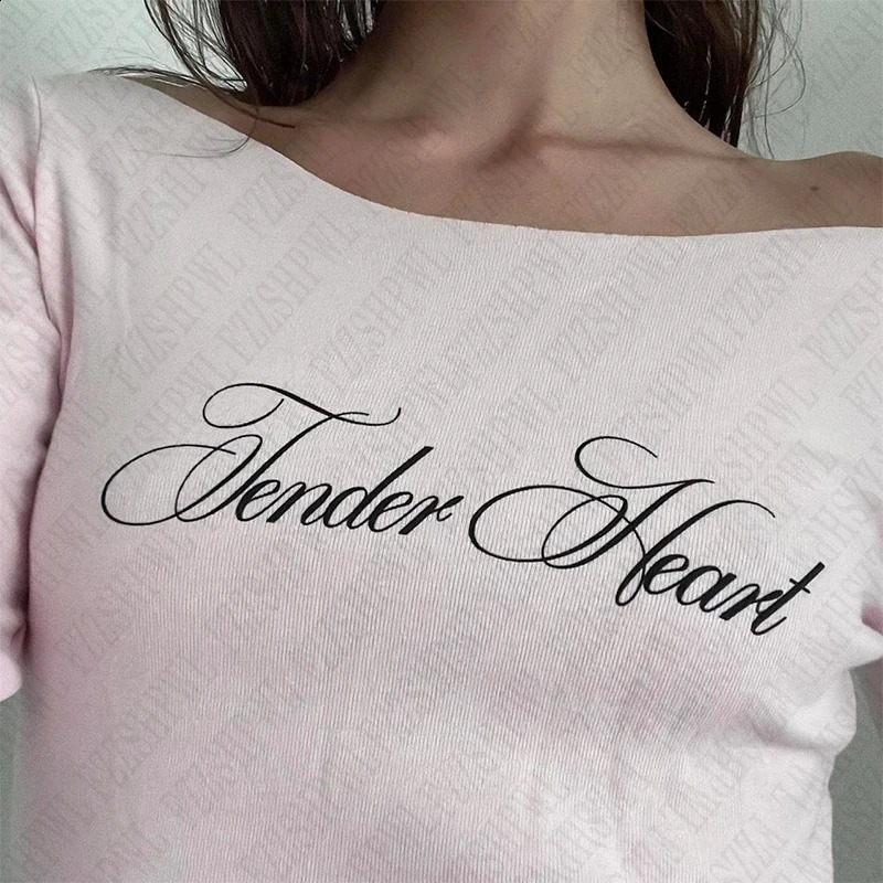 Y2K Emo Girl Gothic Letters Printed Casual Long Sleeve T-Shirt Harajuku Retro Punk Rock Hip Hop Aesthetic Top Womens Streetwear 250228