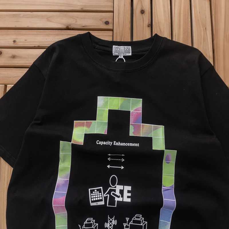 Men's T-Shirts Heavy Fabric Cotton Black CAVEMPT T-Shirt Men Women 1 1 Tags Casual Fashion Tee Tops Oversized CAV EMPT C.E T Shirt Inside Tag J25