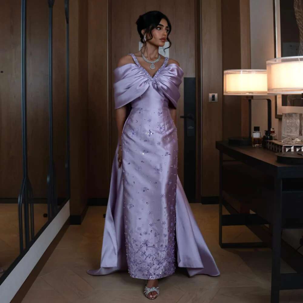 formal evening party with v neckline spaghetti strap to the floor a ha shiny beads high quality female prom dresses