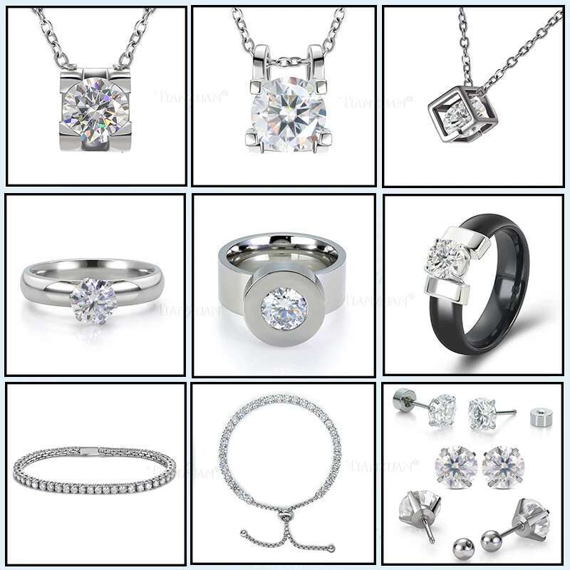 Stainless Steel Tennis 3mm Round cut Moissanite Hip Hop Trendy Jewelry Wedding Party Bracelet For Women Men