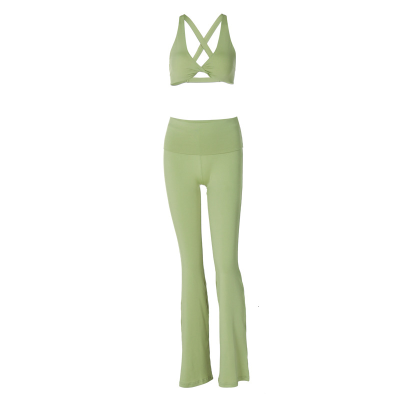 Hot Selling Women's Clothing New Summer New Product Fashionable Sports Yoga Vest Slim Fit Underwear Set