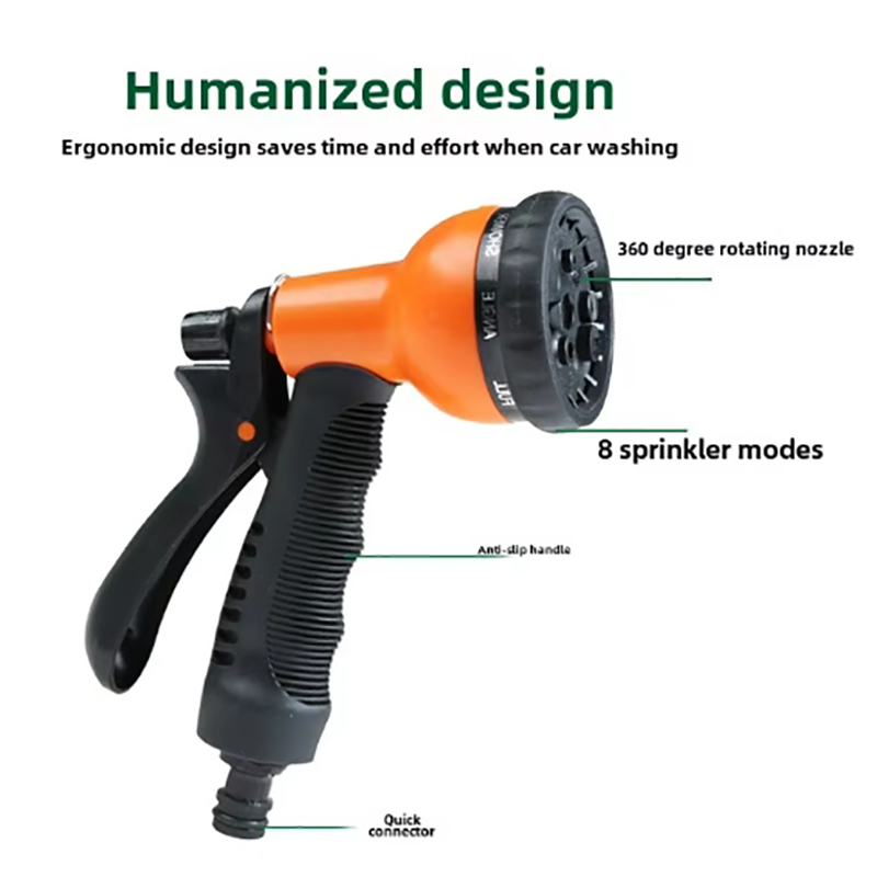 Durable Small-Sized Plastic Water Blaster with Adjustable Modes - Essential for Lawn Maintenance and Vehicle Detailing