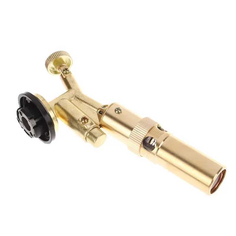 Portable Welding Gas Torch Flame Butane Burner Outdoor Camping BBQ Lighter Flamethrower Kitchen Supplies Welding EquipmentT250301