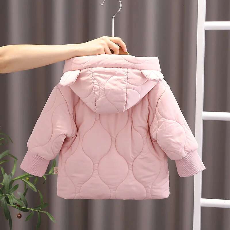 Ddmyshoesvip Kids Thick Jackets Winter Children S Outdoor Plus Veet Warm Coats Boys Girls Hooded Cotton Clothes Padded Outerwear