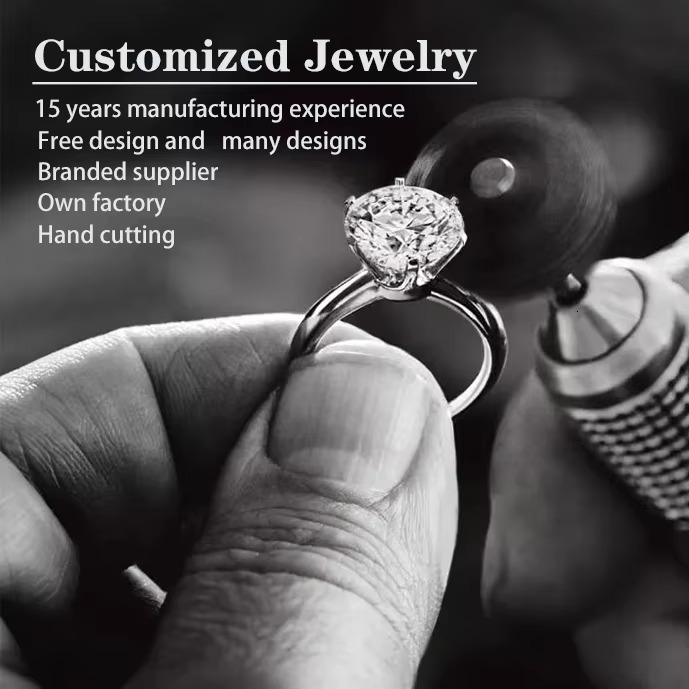 Stsarsgem Fine Jewelry Pt950 8.5*6mm Oval Shape Brilliant Cut Moissanite Ring