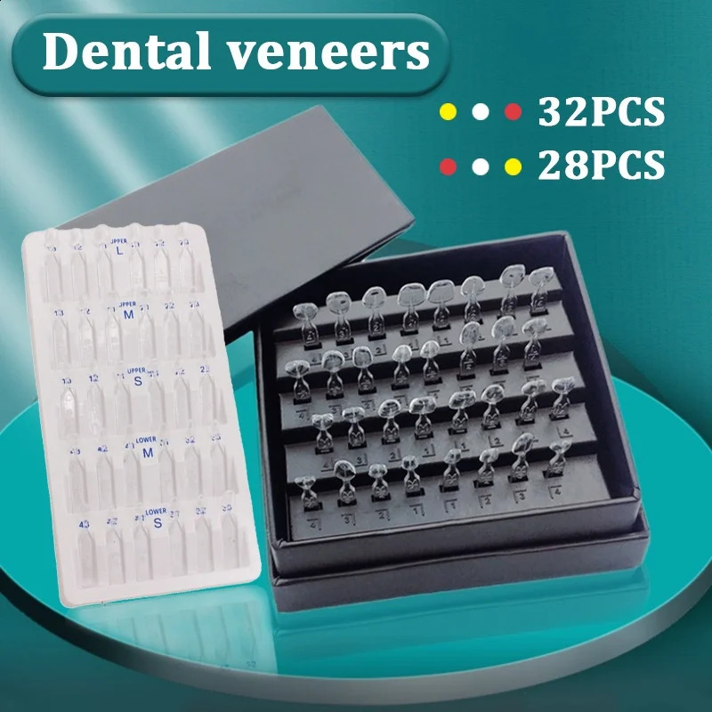Dental Mould for Composite Resin Veneers Light Cure Filling Anterior Front Teeth Mould Teeth Whitening Tools 250227