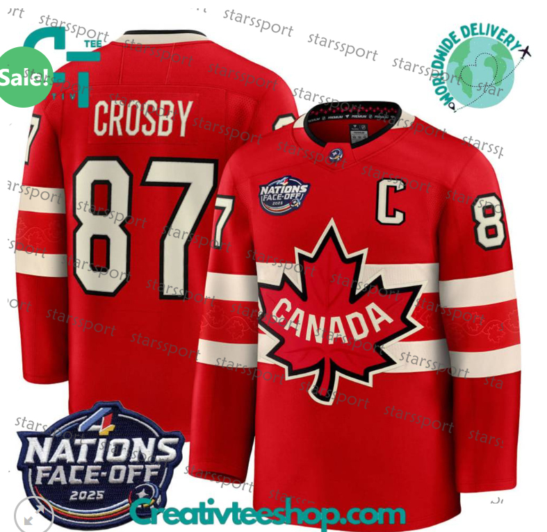 National Team 5 Devon Toews Jersey 2025 Canada Hockey 4 Nations Face-Off 50 Binnington 33 Adin Hill 35 Sam Montembeault 89 Drew Doughty 8 Cale Makar 4