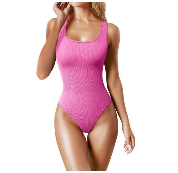 2024 summer solid sexy bodycon women bodysuits female Knit slim casual za bodysuit chic lady club short playsuits femme