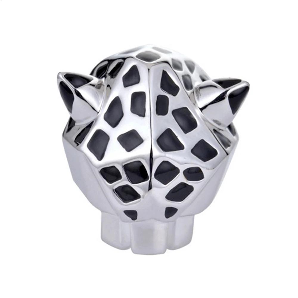 Fashion Jewelry Quality Leopard head Cocktail Statement Ring Green Zircon Eyes For Women Gift 250228