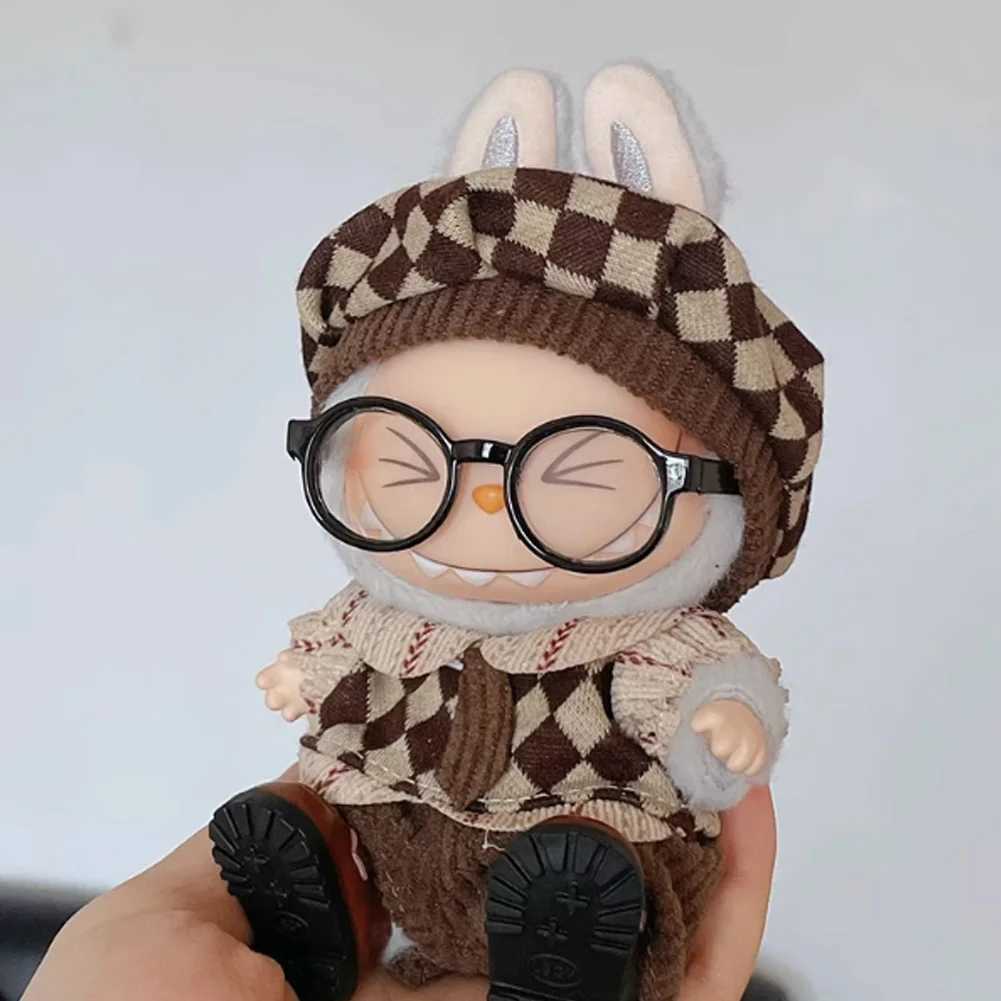 For 17cm Labubu Idol V1 V2 Fashion Mini Doll Clothes Outfit Accessories Slish Outfit Clothes Sports Leisure Suit Clothing GiftXJ250301