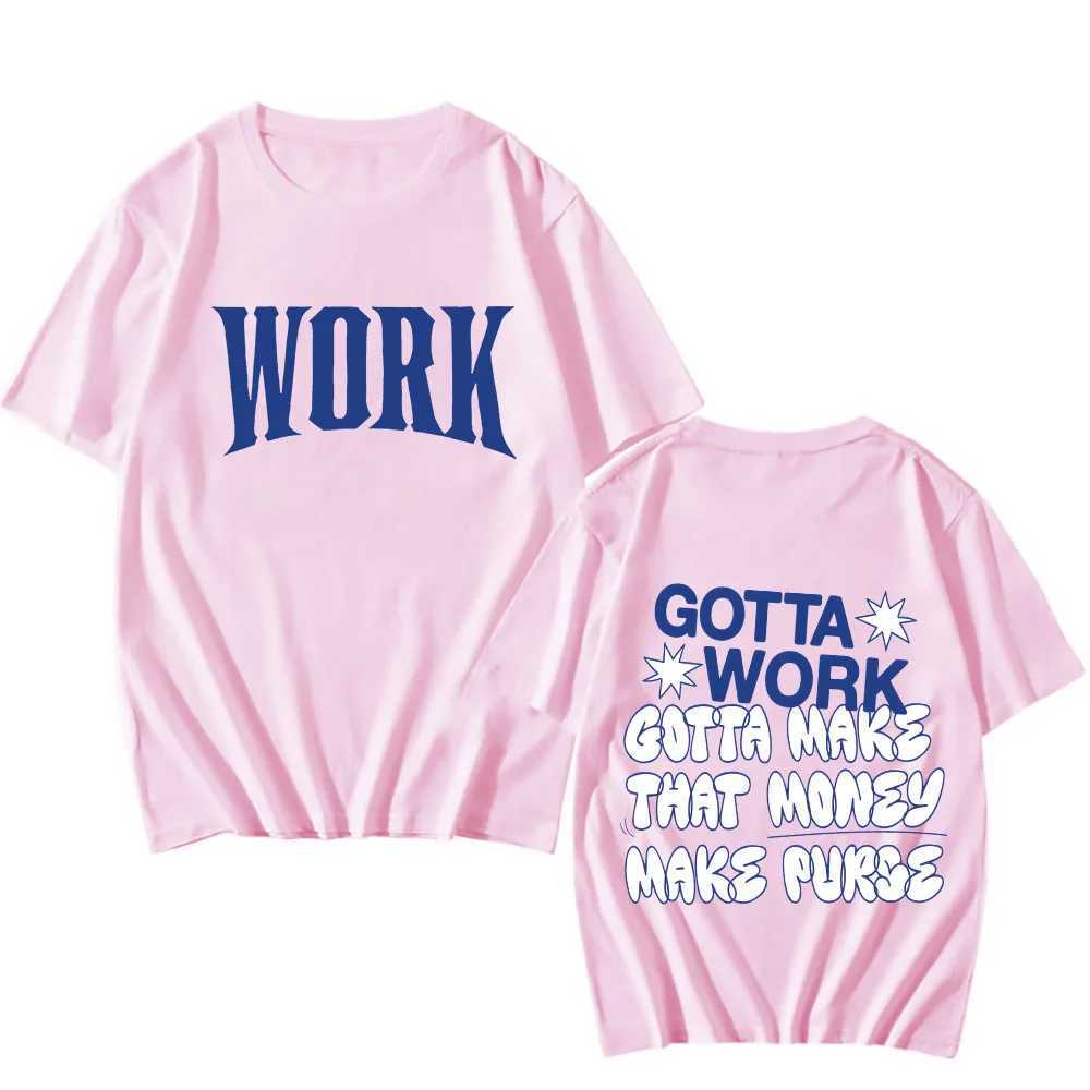 Work Album Graphic ATEEZ T Shirts Mens Womens Fashion Trend Hip Hop Clothes Casual Comfort Oversized Short Sleeve T-shirts J250515