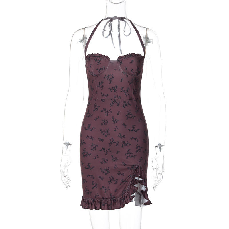 Hot Selling Women's Clothing New Summer New Product Fashionable And Sexy Slim Fit Strapless Lace Up Dress