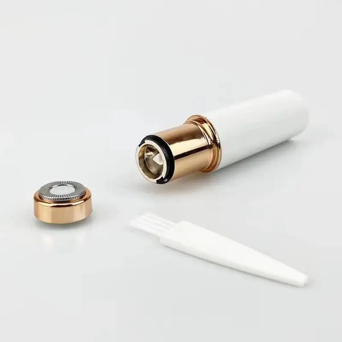 Electric Eyebrow Trimmer Mini Eye Brow Epilator Lipstick Shape Hair Removal Portable Women Painless Razor Shaver Tool 250224