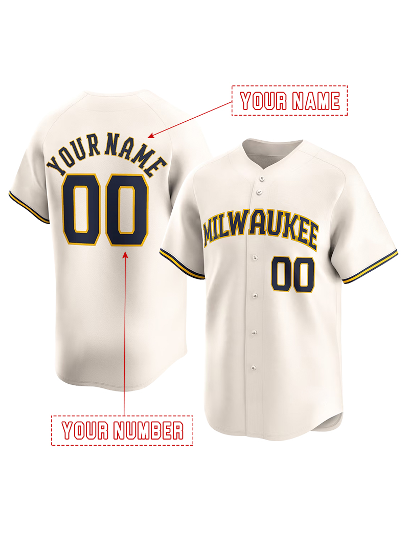 11 Jackson Chourio MilwaukeeJerseys Christian Yelich William Contreras Rhys Hoskins Sal Frelick Custom Stitched Moisture-Wicking, Wear-Resistant